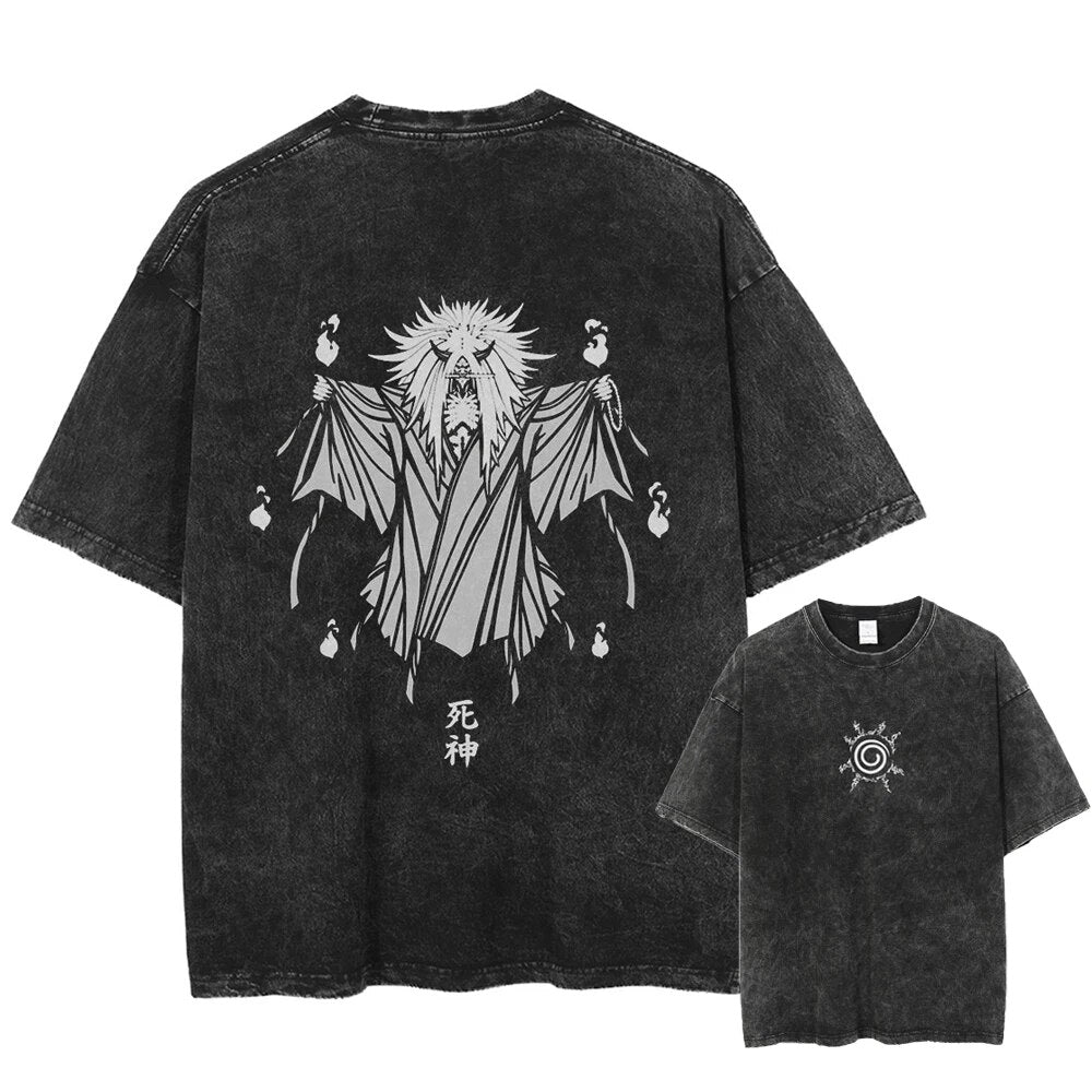 Nysekai "Demon Seal" 2-Sided Vintage Oversized T Shirt