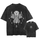 Nysekai "Demon Seal" 2-Sided Vintage Oversized T Shirt