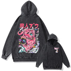 Nysekai "Kid Buu" 2-Sided Vintage Oversized Hoodie