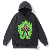 Nysekai "Legendary Saiyan" Vintage Oversized Hoodie