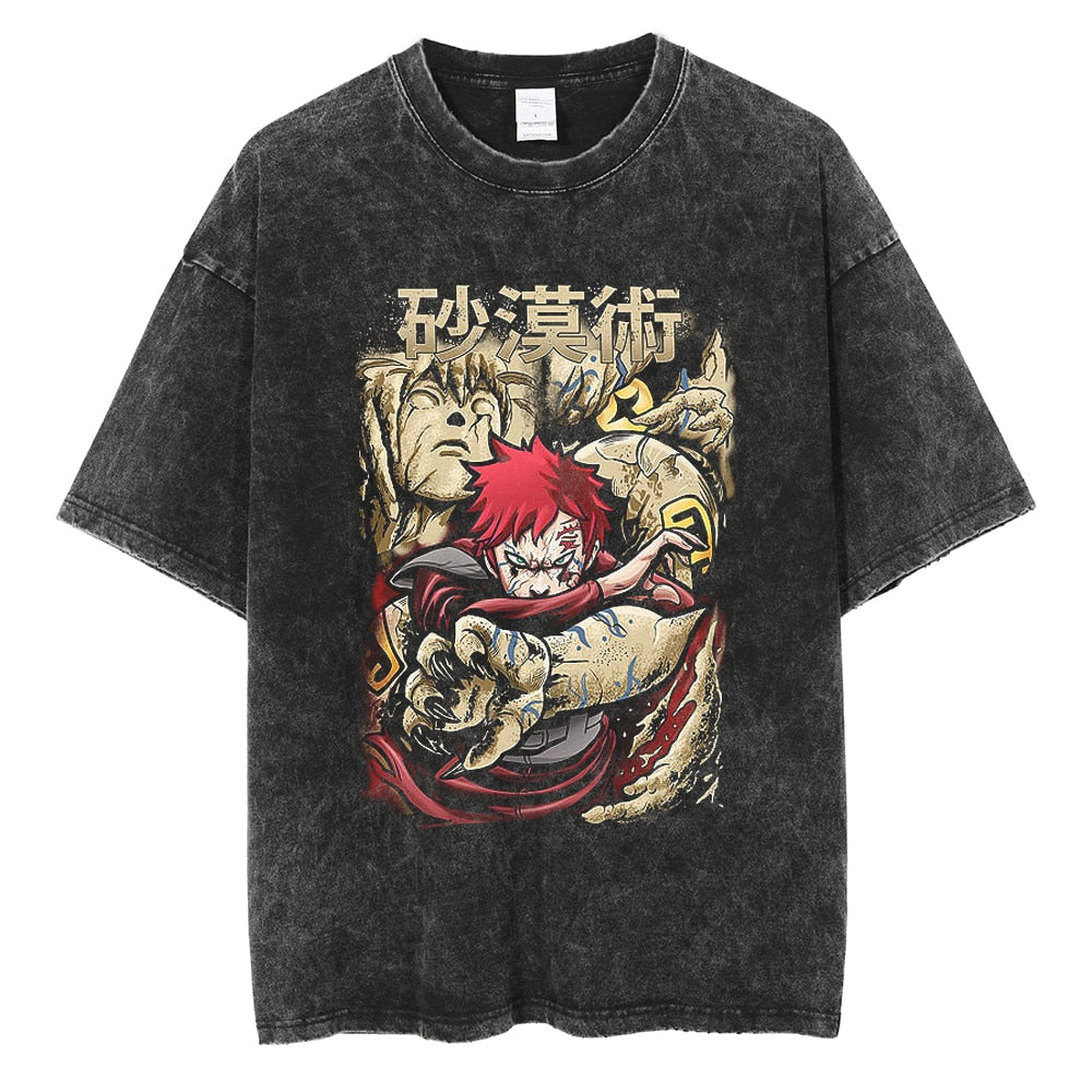 Nysekai "Gaara" Vintage Oversized T Shirt