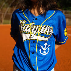 Saiyan Vegeta Dragon Ball Z Baseball Jersey