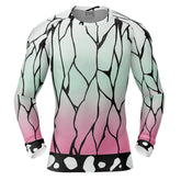 Shinobu Kocho Demon Slayer Long Sleeve Rash Guard Compression Shirt