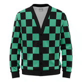 Tanjiro Kamado Demon Slayer Knitted Cardigan Sweater