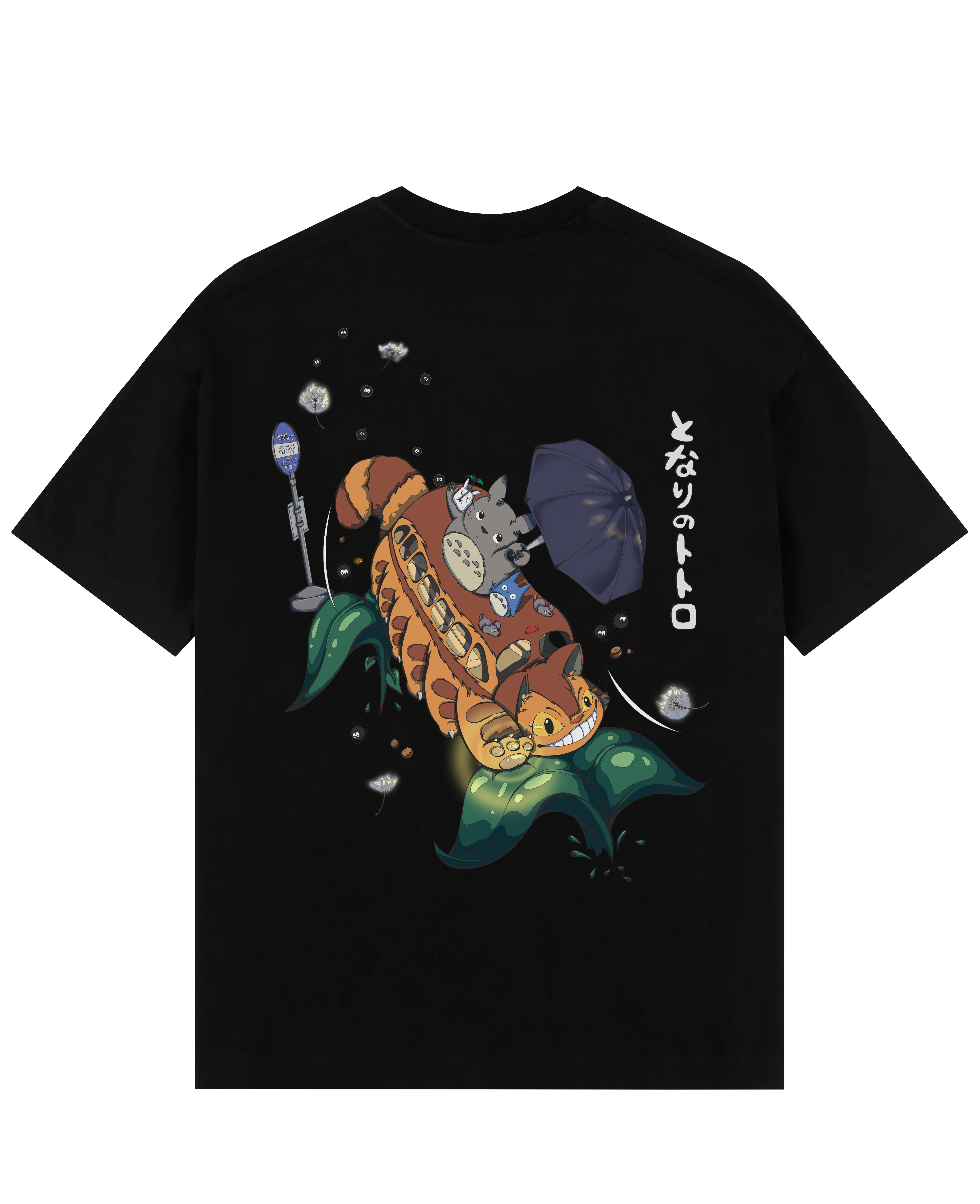 Totoro X Catbus - My Neighbor Totoro Oversize T-Shirt
