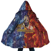 Trippy Thanos and Kratos Marvel Dream Cloak Coat