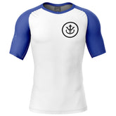Vegeta Dragon Ball Z Short Sleeve Rash Guard Compression Shirt