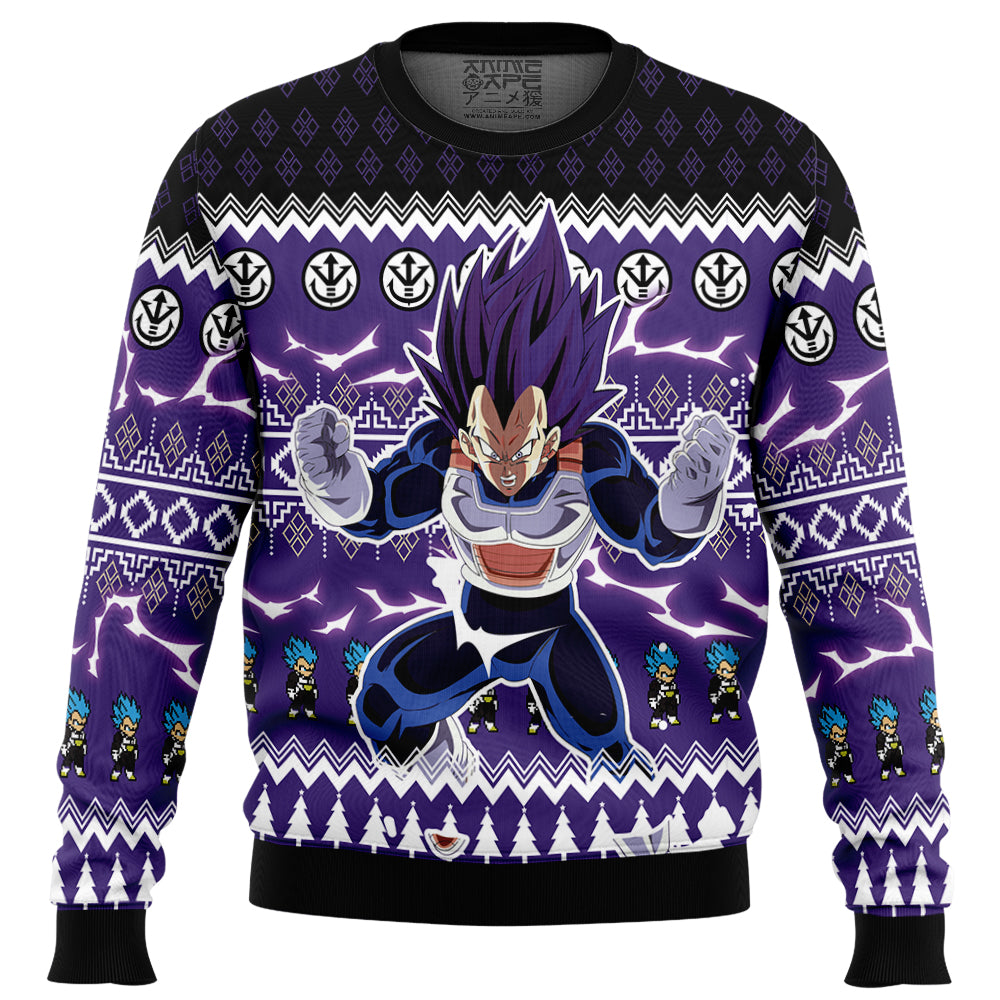 Vegeta Ultra Ego Dragon Ball Z Ugly Christmas Sweater