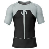 Viltrumite Grey Invincible Short Sleeve Rash Guard Compression Shirt