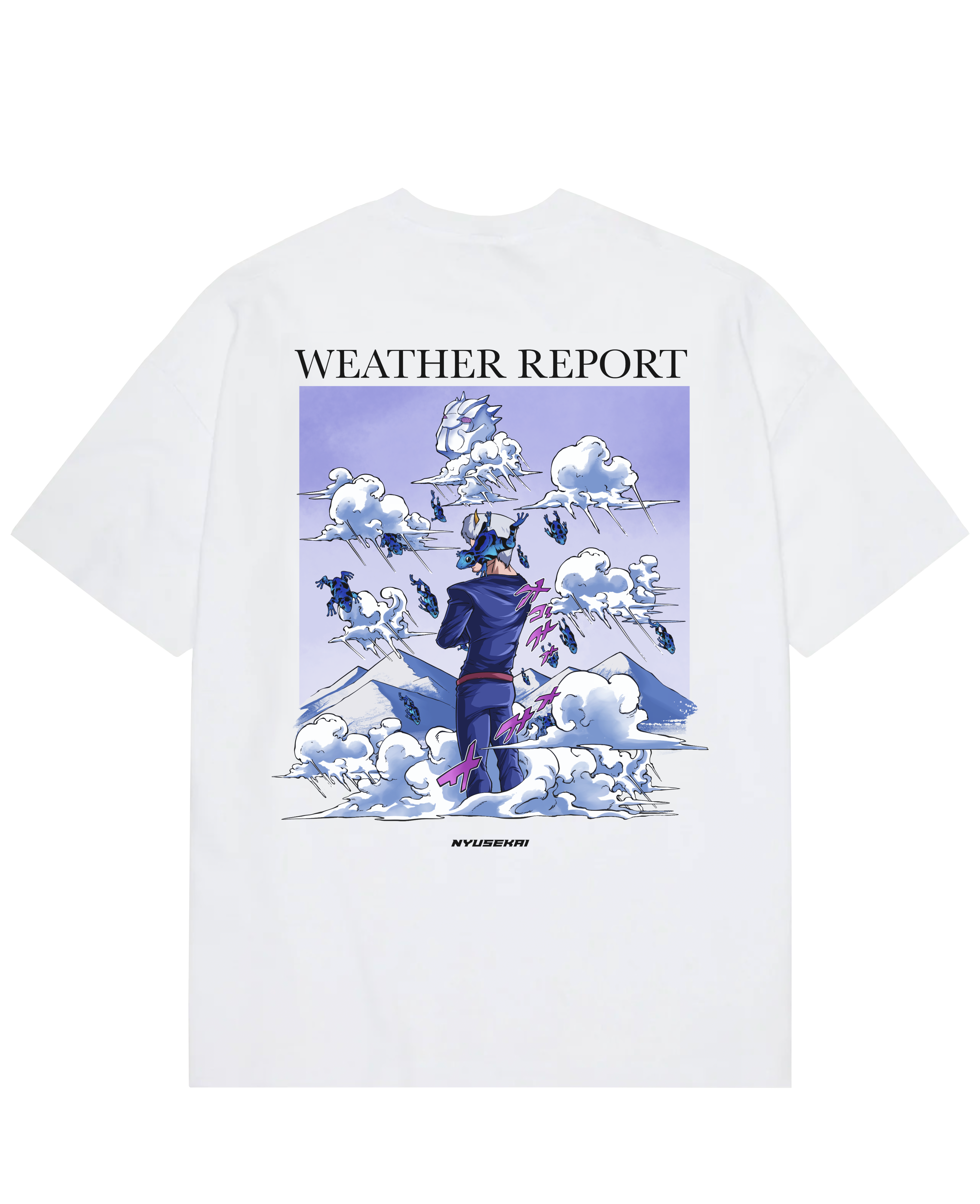 Weather Report - JoJo’s Bizarre Adventure Oversize T-Shirt