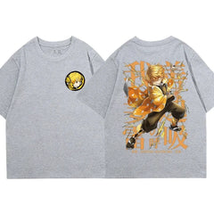 Zenitsu X Sleeping Beast - Demon Slayer Oversize T Shirt - Nysekai