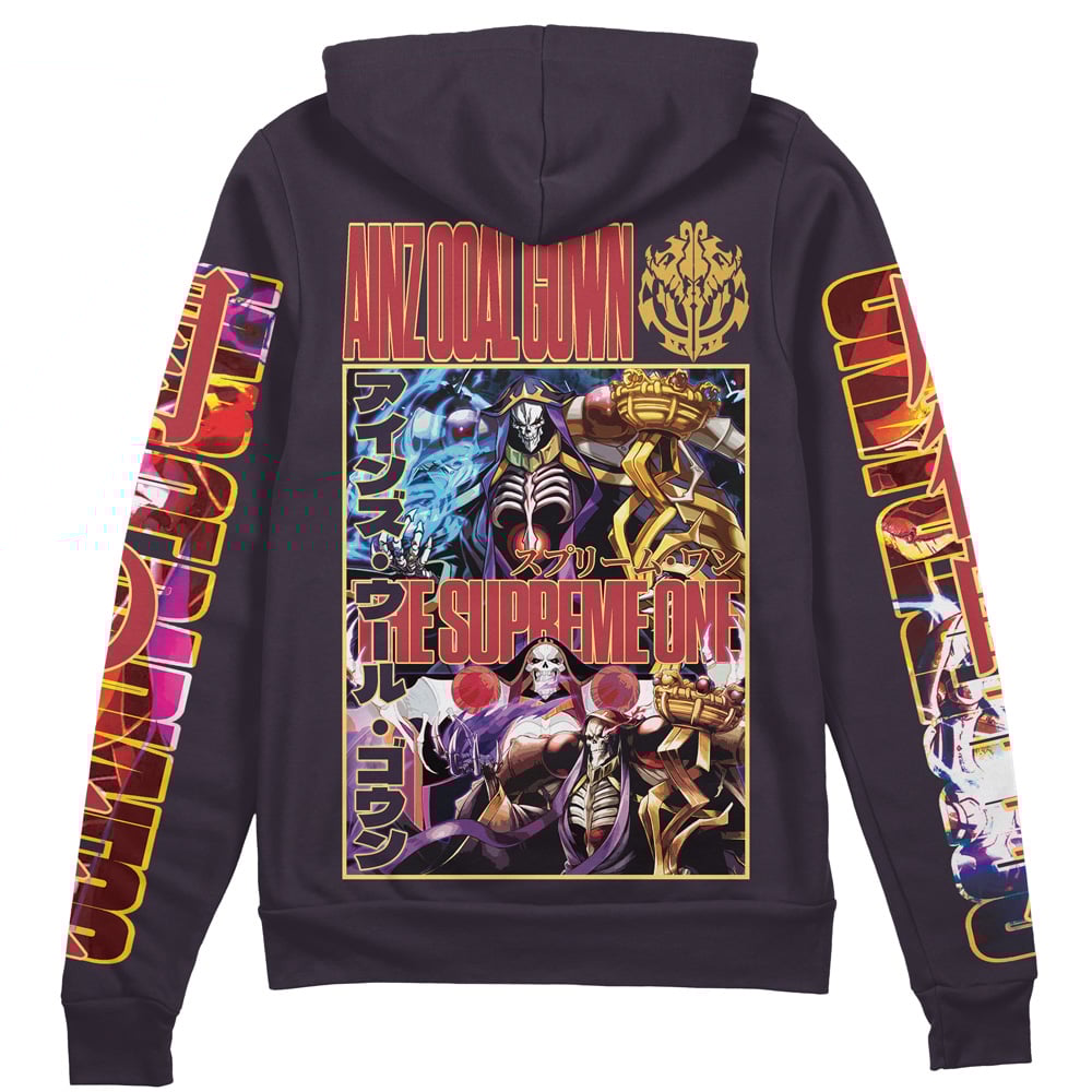 Ainz Ooal Gown Overlord" Streetwear Zip Hoodie Jacket