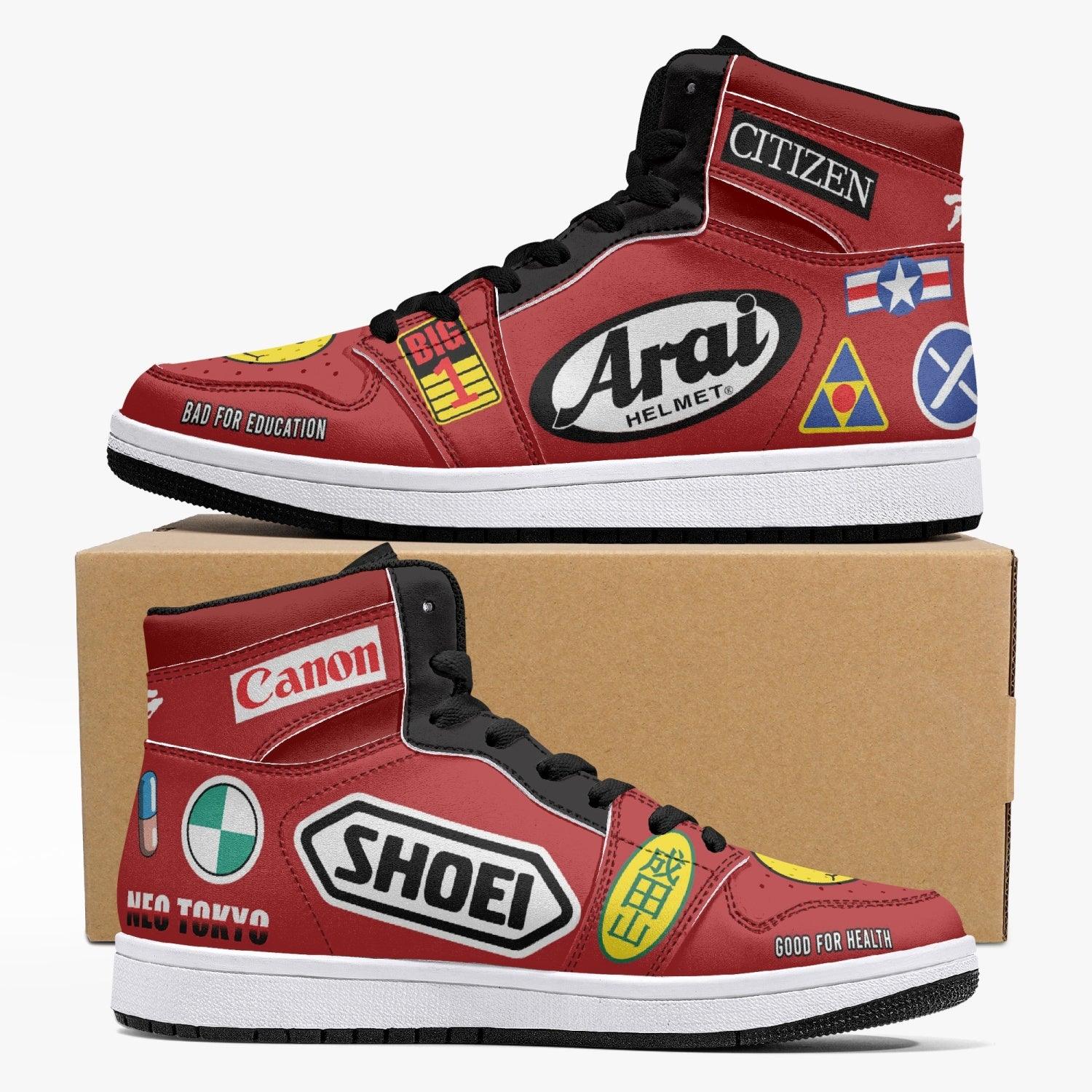 Akira Kaneda Bike Decals Mid 1 Basketball Shoes