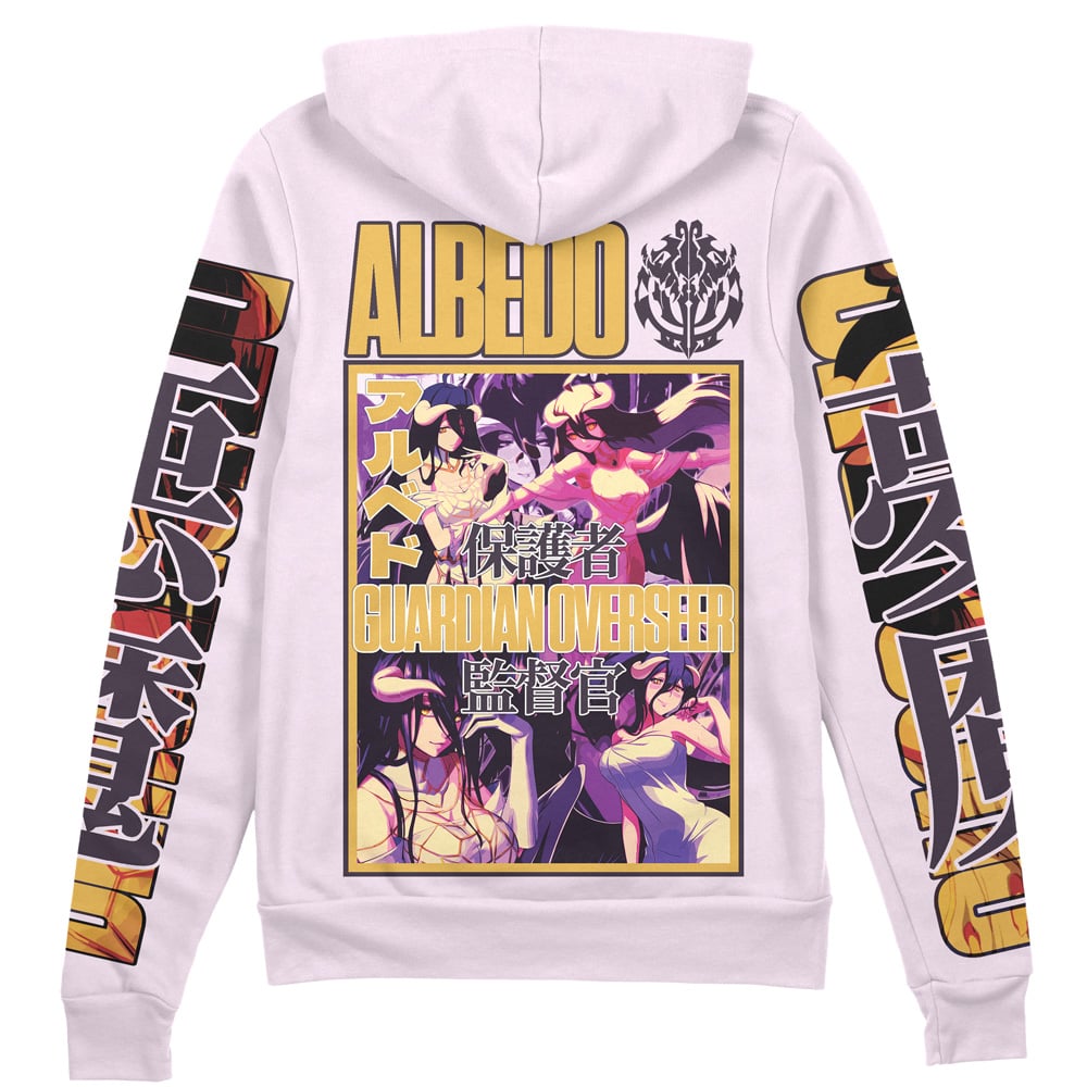 Albedo Overlord" Streetwear Zip Hoodie Jacket