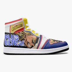 All Might Plus Ultra My Hero Academia Mid 1 Basketball Shoes