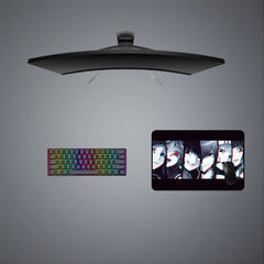 Anime Girl Glitch Collage Design M-XXL Size Gaming Mouse Pad Computer Desk Mat - Nysekai