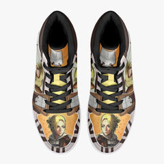 Annie Leonhart Training Corps Shingeki no Kyojin Mid 1 Basketball Shoes