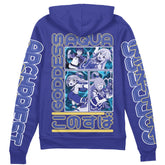 Aqua Konosuba" Streetwear Zip Hoodie Jacket