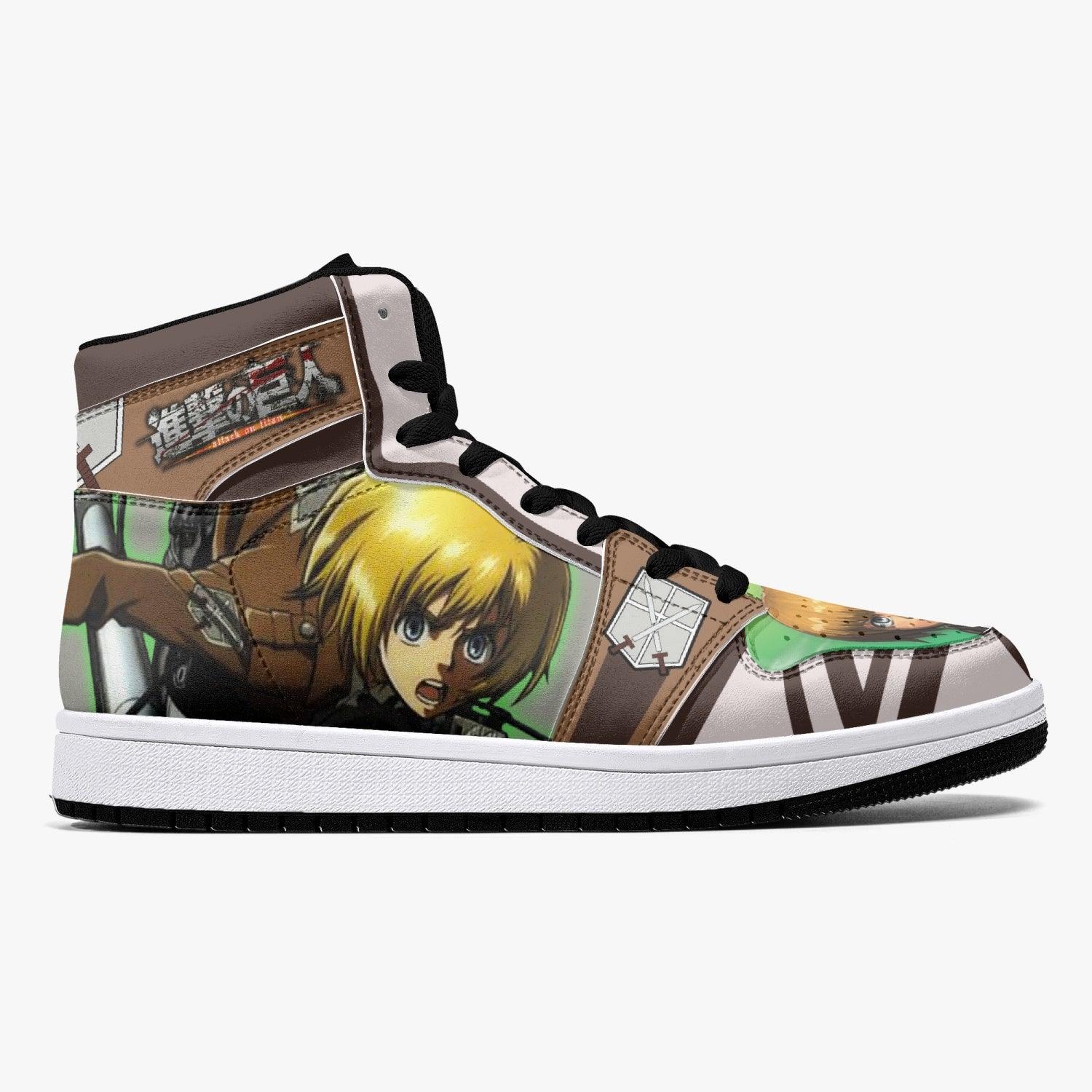 Armin Arlert Training Corps Shingeki no Kyojin Mid 1 Basketball Shoes
