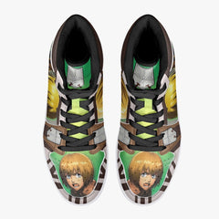 Armin Arlert Training Corps Shingeki no Kyojin Mid 1 Basketball Shoes