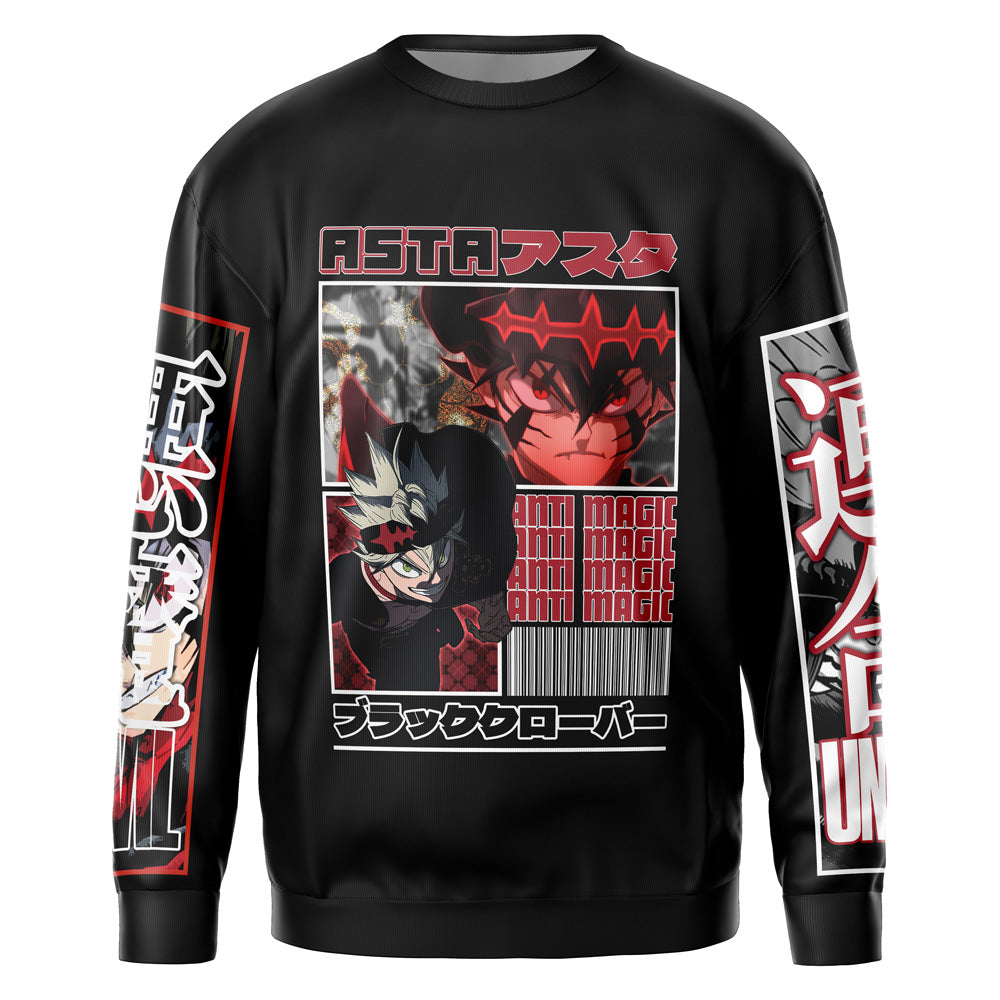 Asta Black Clover" Streetwear Sweatshirt
