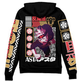 Asta V2 Black Clover" Streetwear Zip Hoodie Jacket