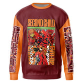 Asuka Langley Sohryu x Eva 02 Neon Genesis Evangelion" Streetwear Sweatshirt