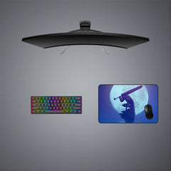 Guts Moon Design M-XXL Size Gaming Mouse Pad, Computer Desk Mat