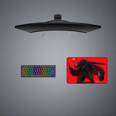 Guts Pain Design M-XXL Size Gaming Mouse Pad, Computer Desk Mat