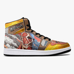 Bertholdt Hoover Colossal Titan Shingeki no Kyojin Mid 1 Basketball Shoes