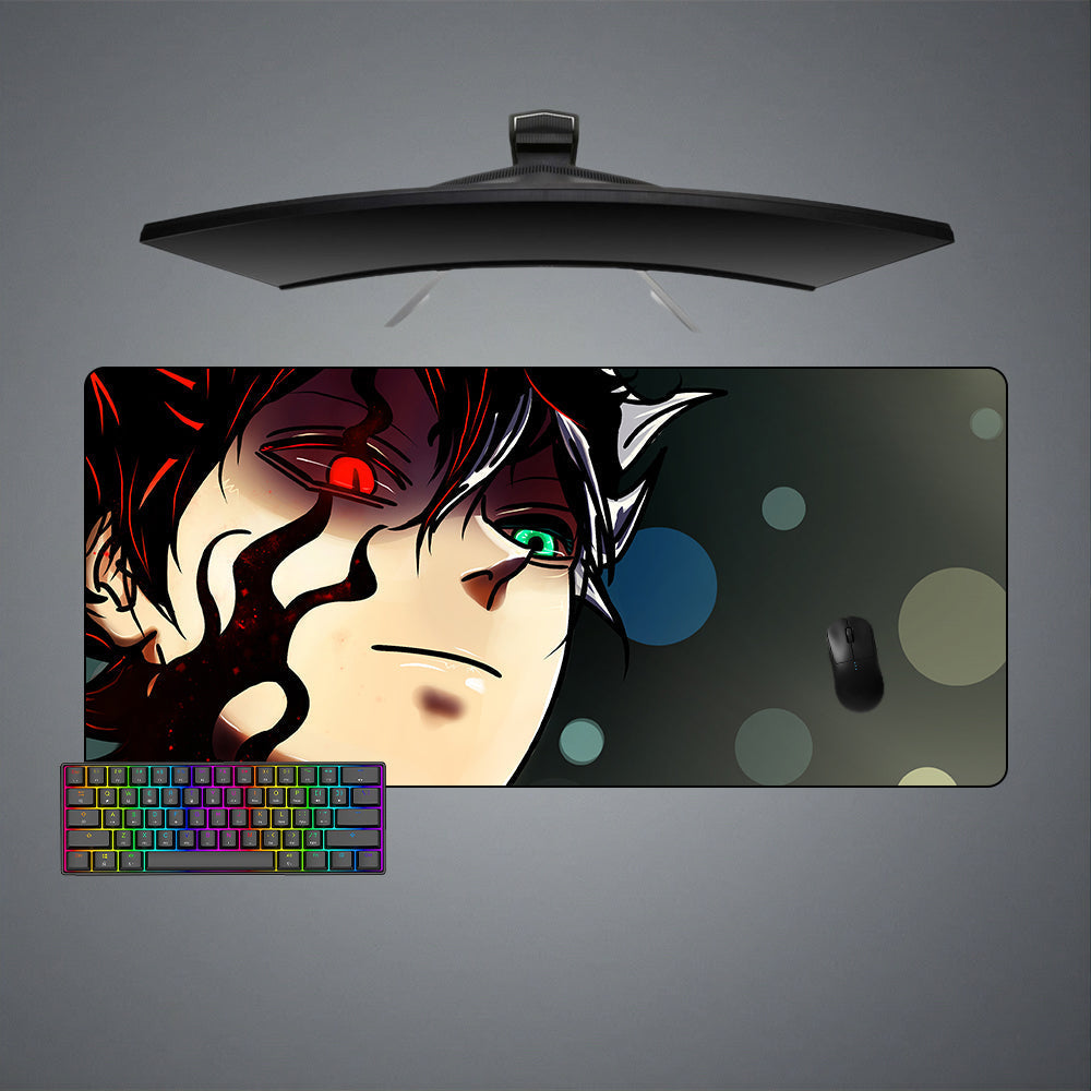 Black Clover Asta Face Size Gaming Mouse Pad,