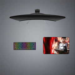 Black Clover Yami Design M-XXL Size Gaming Mouse Pad, Computer Desk Mat