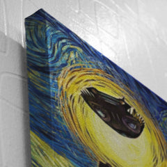 Black Panther Starry Night Wakanda Canvas Print Wall Art - Nysekai