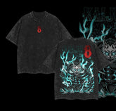 Otakuri "Kafka Hibino" Kaiju No. 8 Vintage Washed Oversized T-Shirt