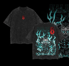 Otakuri "Kafka Hibino" Kaiju No. 8 Vintage Washed Oversized T-Shirt