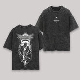 Nysekai "Sukuna Domain Expansion Jujutsu Kaisen" Vintage Washed Oversized T-shirt - Nysekai