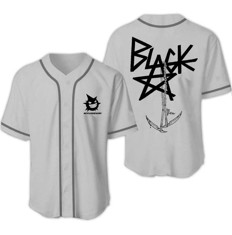 Blackstar X Chain-Scythe - Soul Eater Baseball Jersey - Nysekai