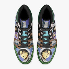 Captain Levi Cleaner Shingeki no Kyojin Mid 1 Basketball Shoes