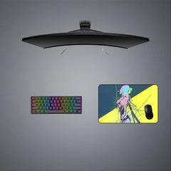 Cyberpunk Lucy Design M-XXL Size Gaming Mouse Pad, Computer Desk Mat