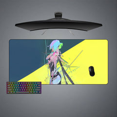 Cyberpunk Lucy Size Gaming Mouse Pad,