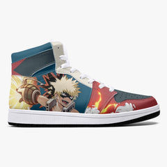 Deku and Bakugo My Hero Academia Mid 1 Basketball Shoes