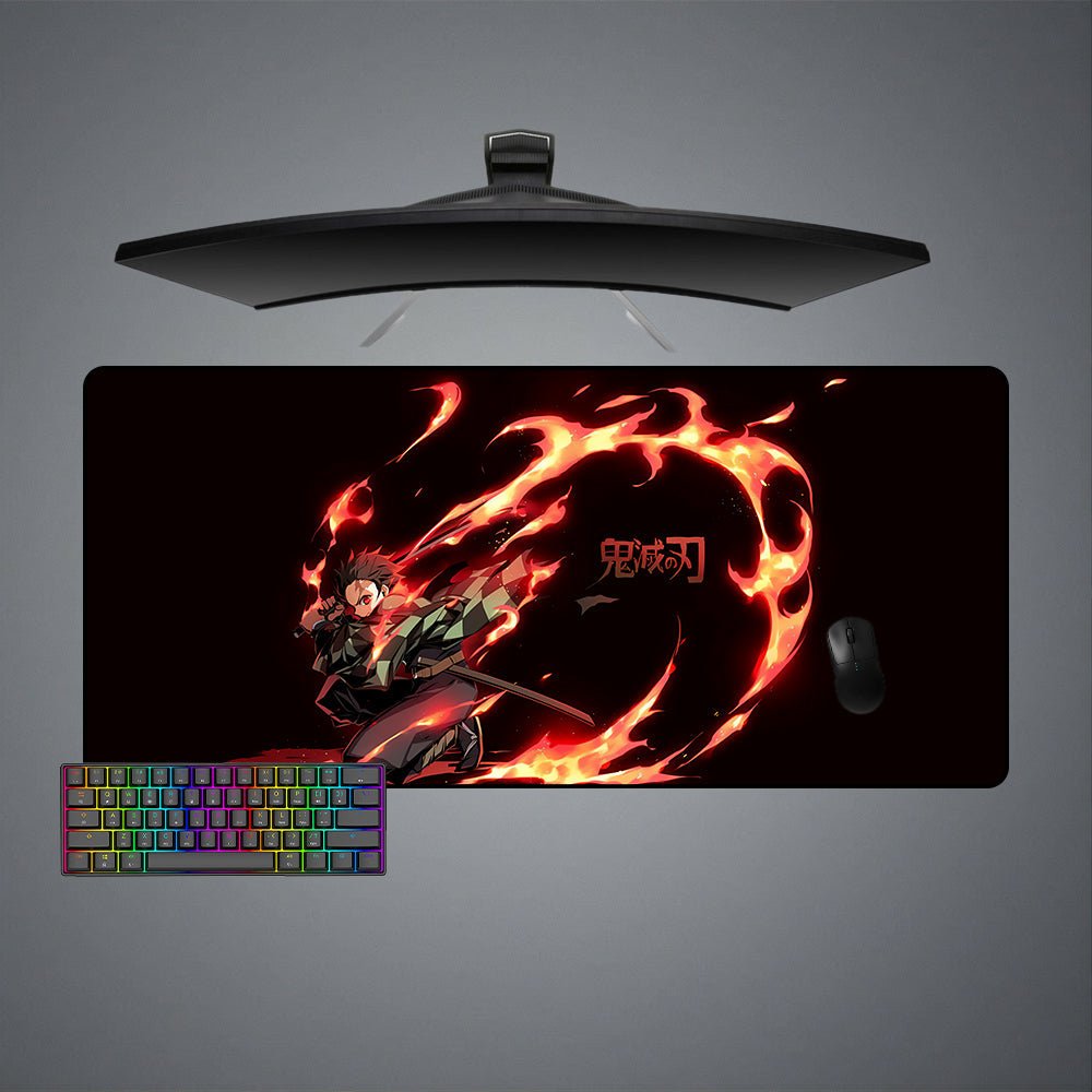Tanjiro Kamado Fire Size Gaming Mouse Pad - Nysekai