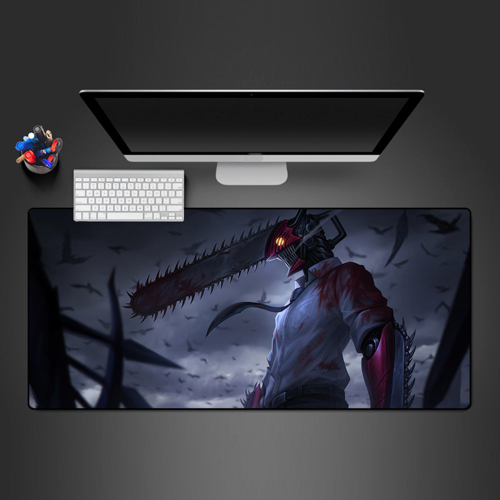 Denji Dark Size Gaming Mouse Pad,