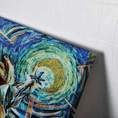 Dragon Ball Z Starry Night Kamehameha Canvas Print Wall Art - Nysekai