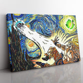 Dragon Ball Z Super Starry Night Goku Canvas Print Wall Art - Nysekai