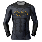Batman DC Comics Long Sleeve Rash Guard Compression