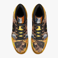 Eren Yeager Attack Titan Attack on Titan Mid 1 Basketball Shoes