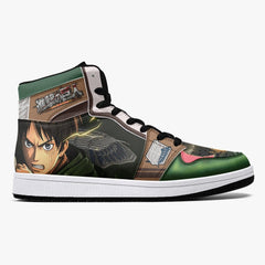 Eren Yeager Survey Corps Attack on Titan Mid 1 Basketball Shoes