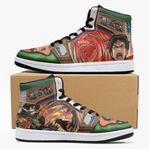 Eren Yeager Titan Transformation Attack on Titan Mid 1 Basketball Shoes