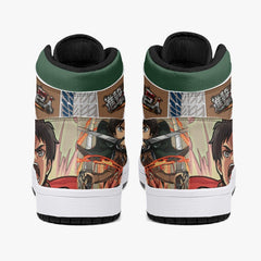 Eren Yeager Titan Transformation Shingeki no Kyojin Mid 1 Basketball Shoes